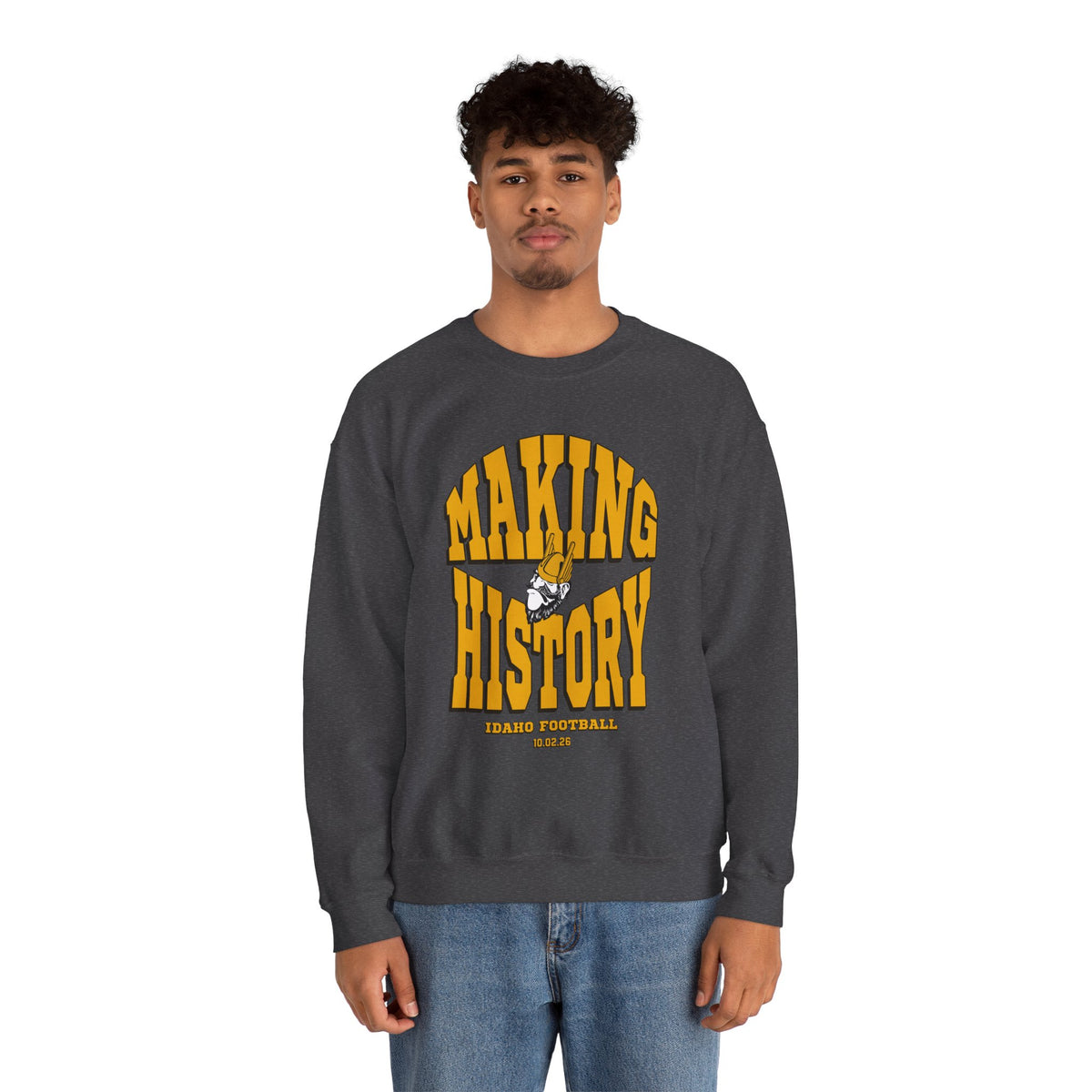 Making History Crewneck Sweatshirt | Idaho Vandals Football