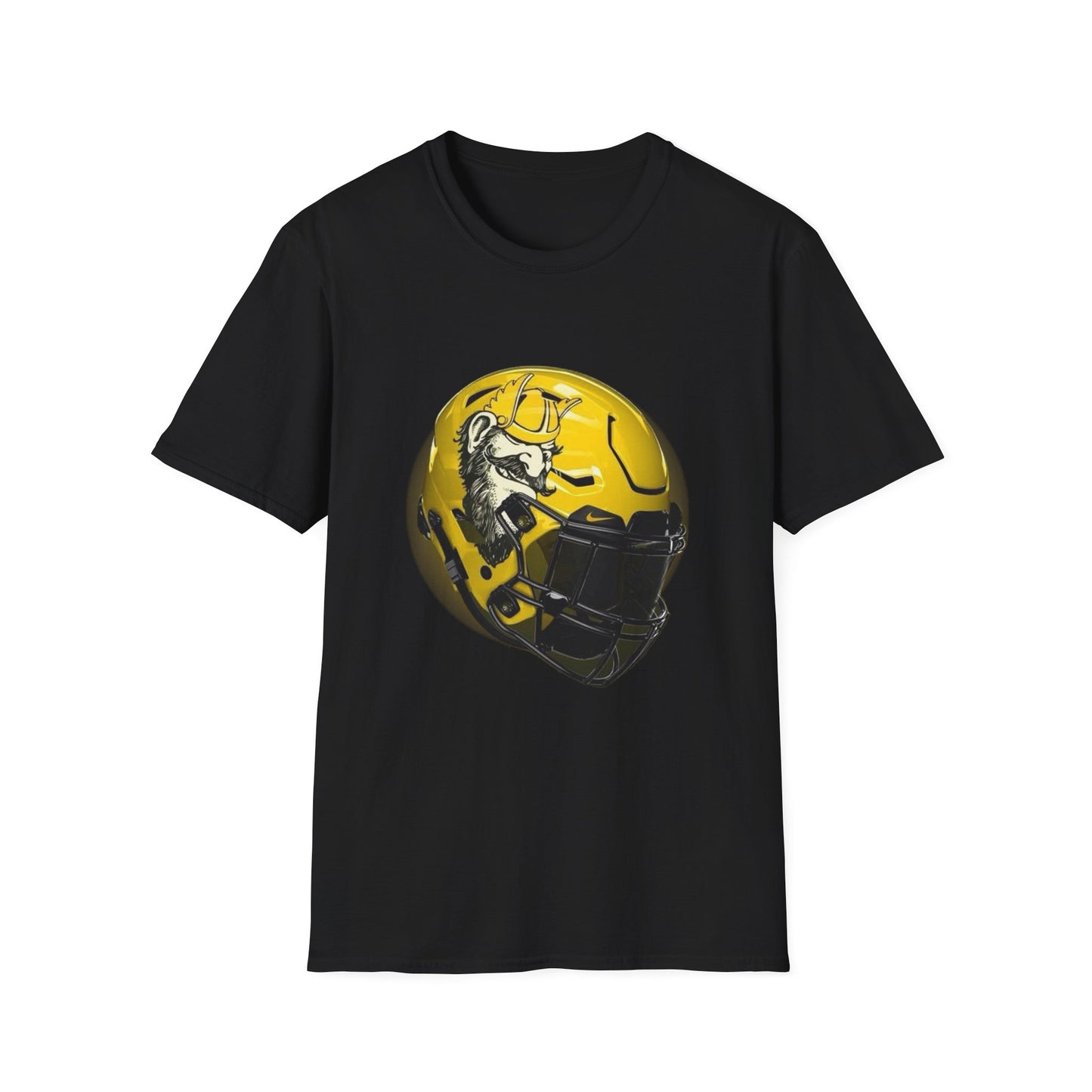 Football Helmet Unisex Softstyle T-Shirt