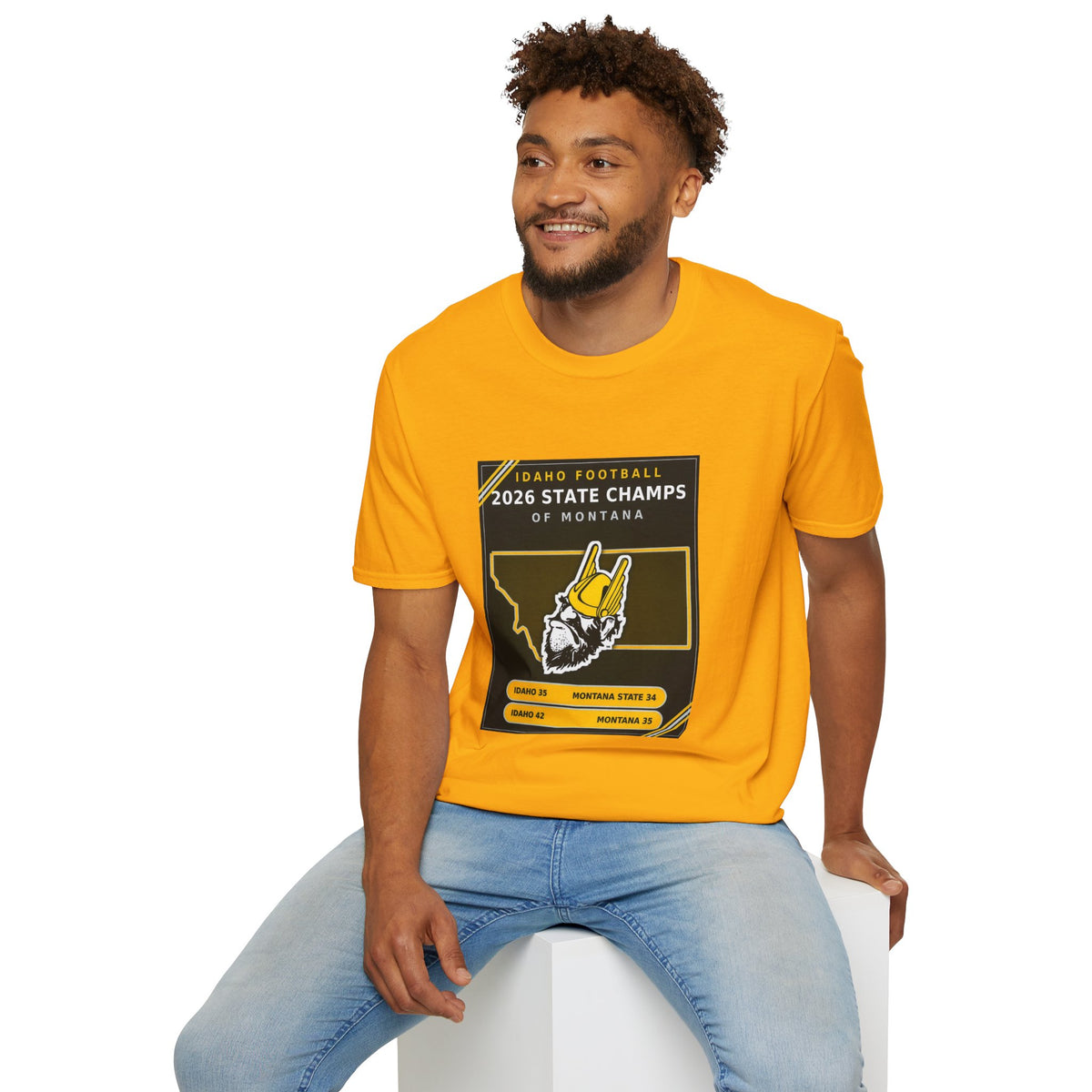 Idaho Football 2026 State Champs of Montana T-Shirt | Idaho Vandals Victory Tee