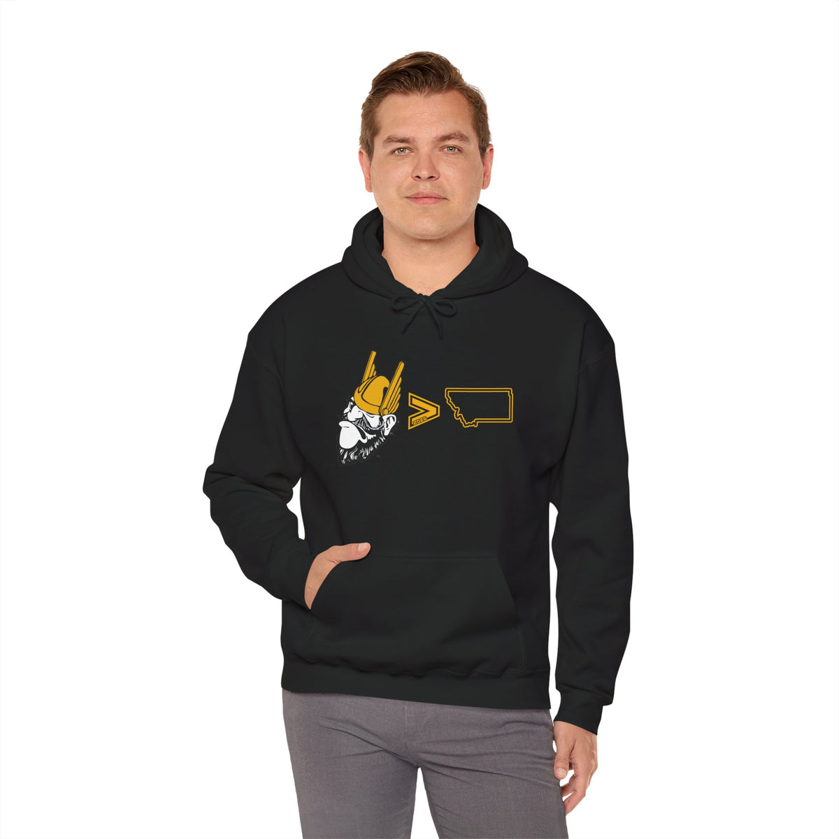 Idaho Is Greater Than Montana Hoodie | Joe Vandal University of Idaho Sweatshirt