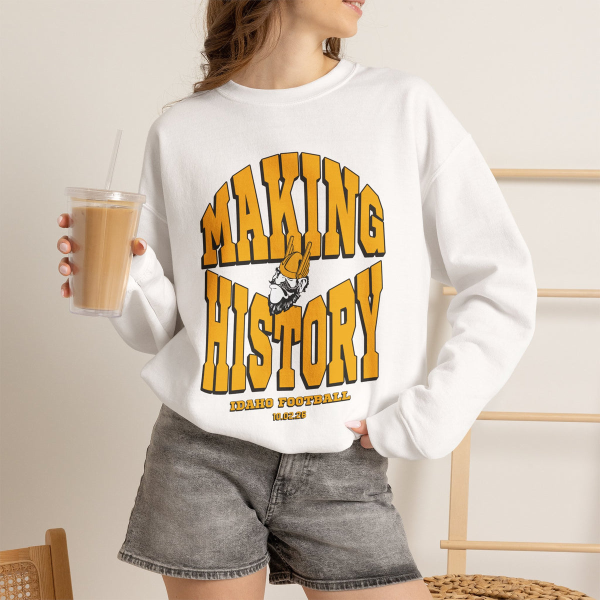 Making History Crewneck Sweatshirt | Idaho Vandals Football