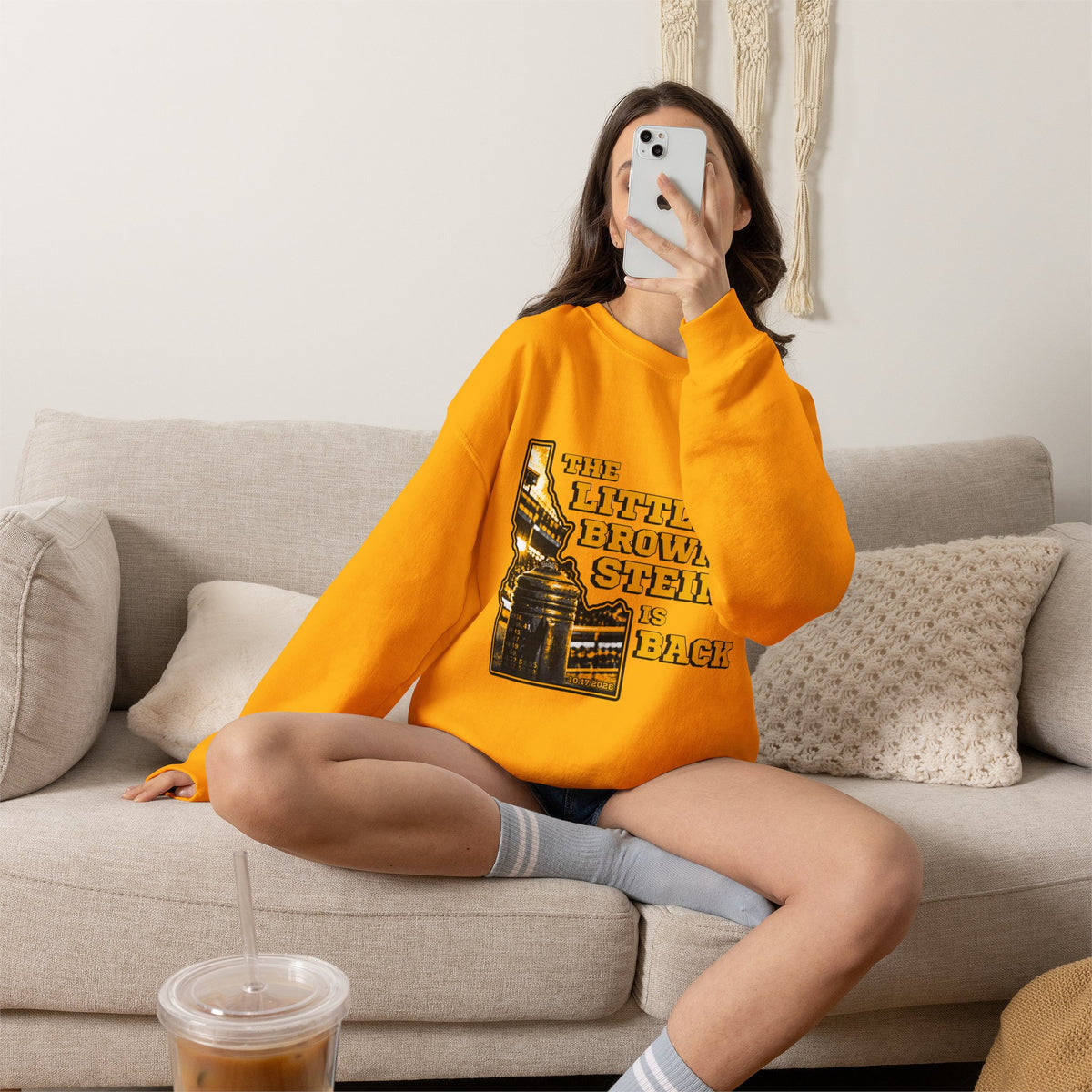 The Little Brown Stein Is Back Crewneck Sweatshirt | Idaho Vandals Football Rivalry Game Day Apparel