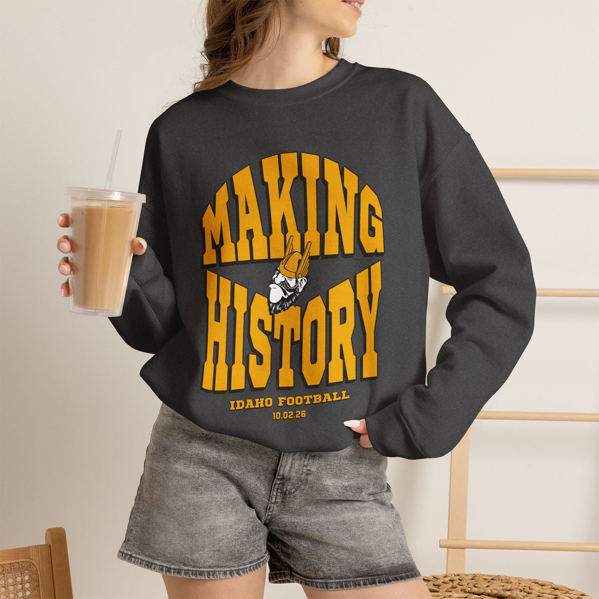Making History Crewneck Sweatshirt | Idaho Vandals Football