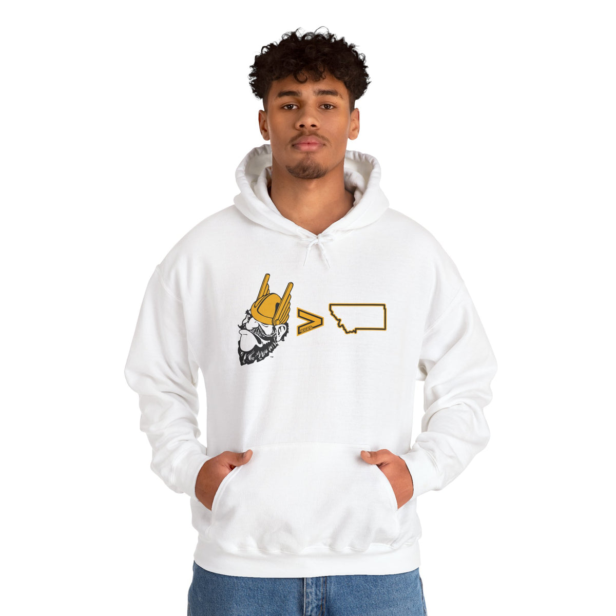 Idaho Is Greater Than Montana Hoodie | Joe Vandal University of Idaho Sweatshirt