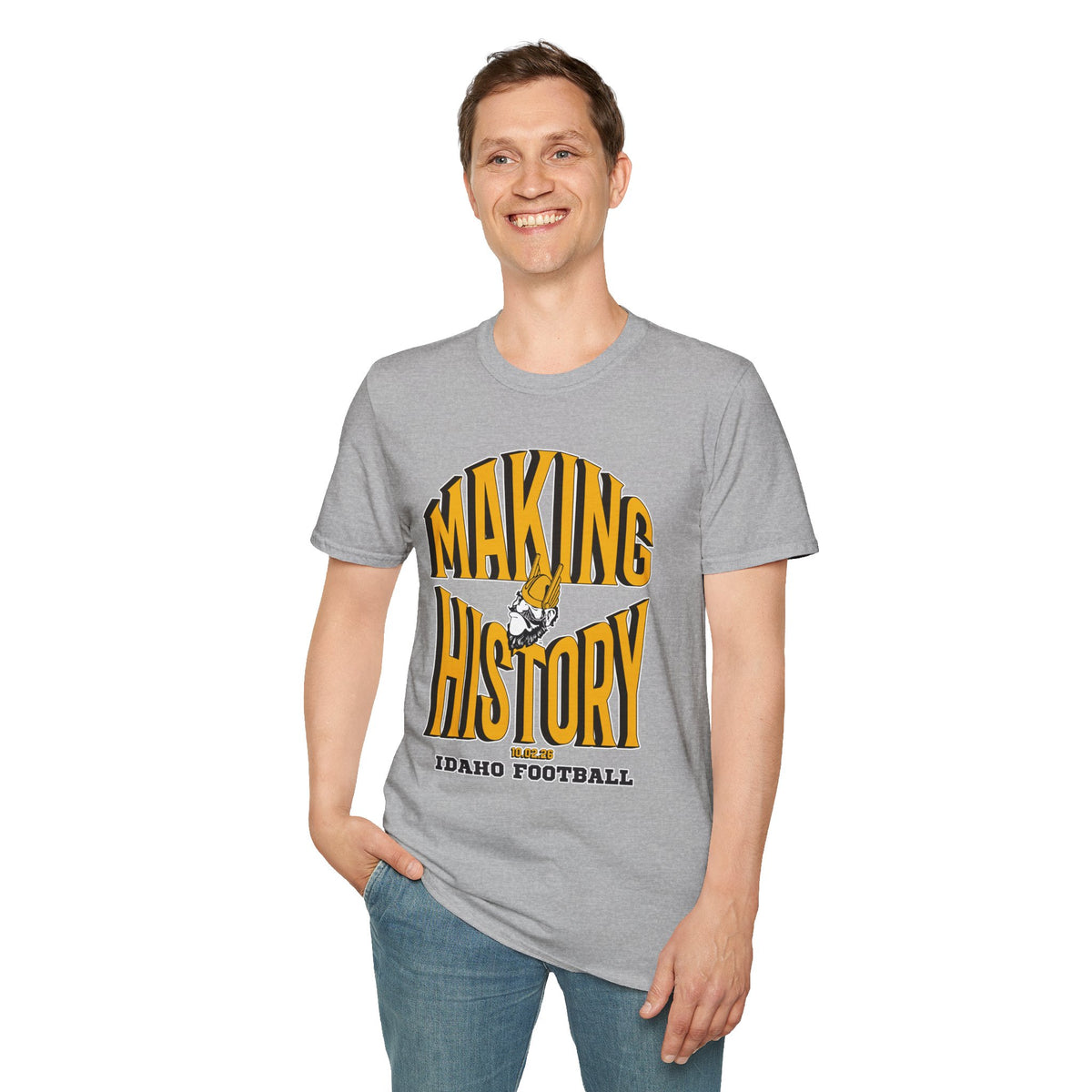 Making History Idaho Football T-Shirt | Vandals Win Game Day Tee