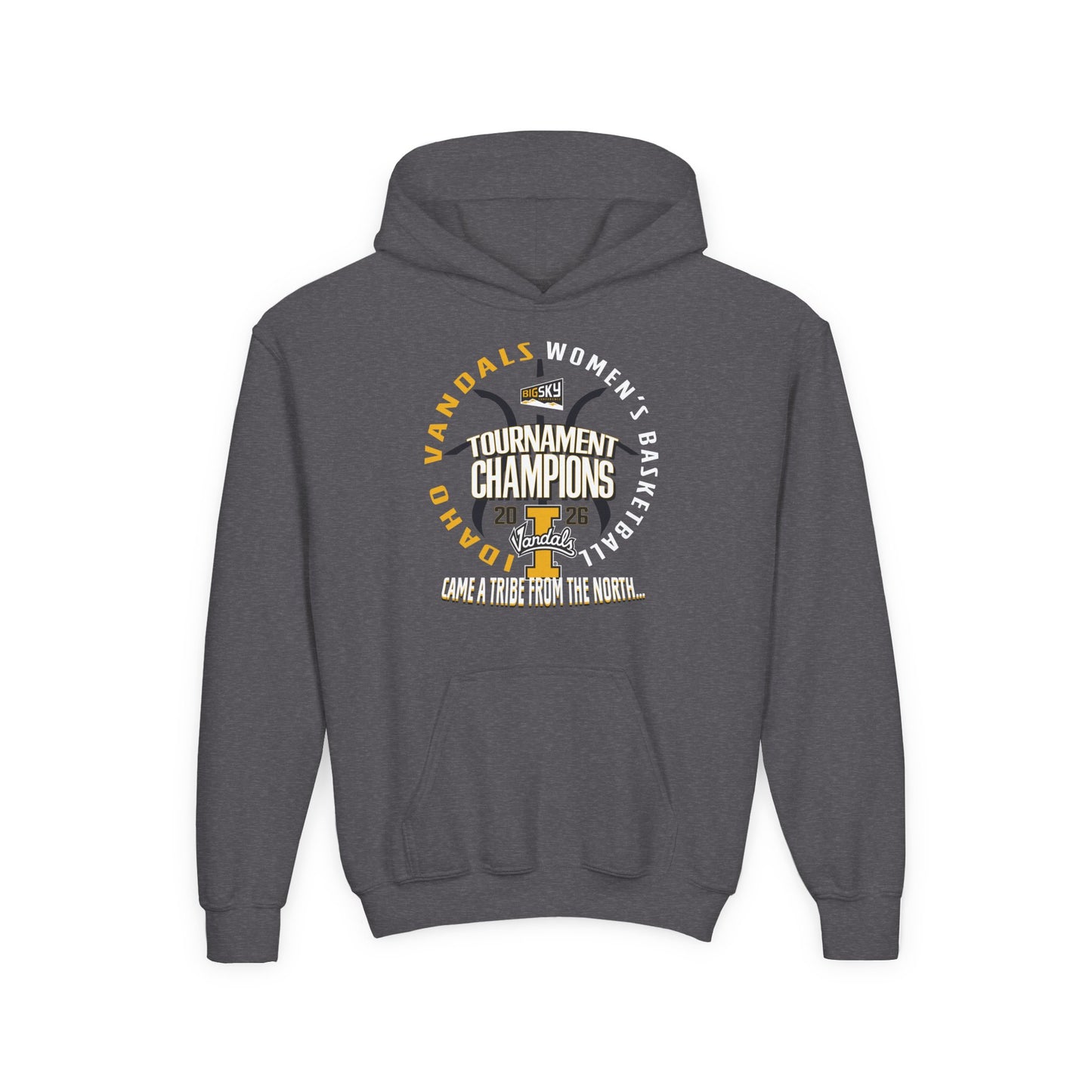 Youth Women's 2026 Big Sky Champions Heavy Blend Hooded Sweatshirt