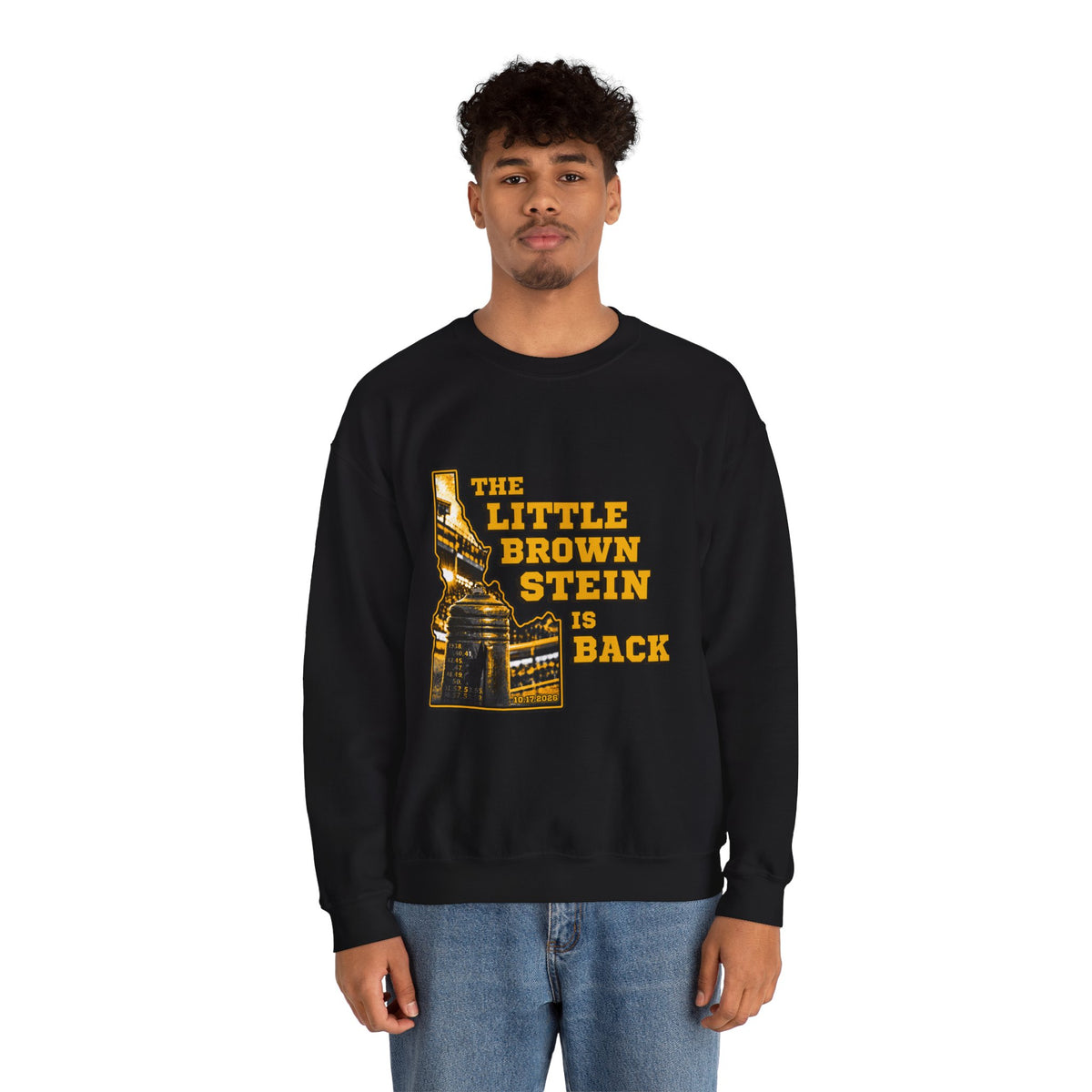 The Little Brown Stein Is Back Crewneck Sweatshirt | Idaho Vandals Football Rivalry Game Day Apparel