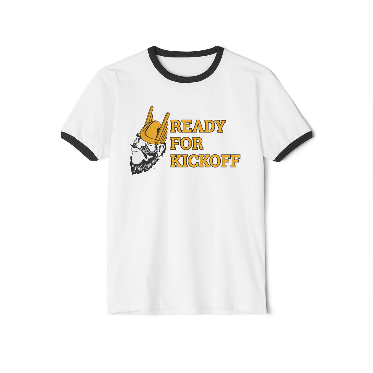Ready for Kickoff T-Shirt University of Idaho Vandals Fan Ringer Tee