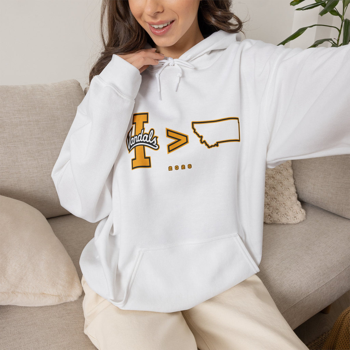 Idaho Is Greater Than Montana Hoodie | Idaho Vandals Football Sweatshirt