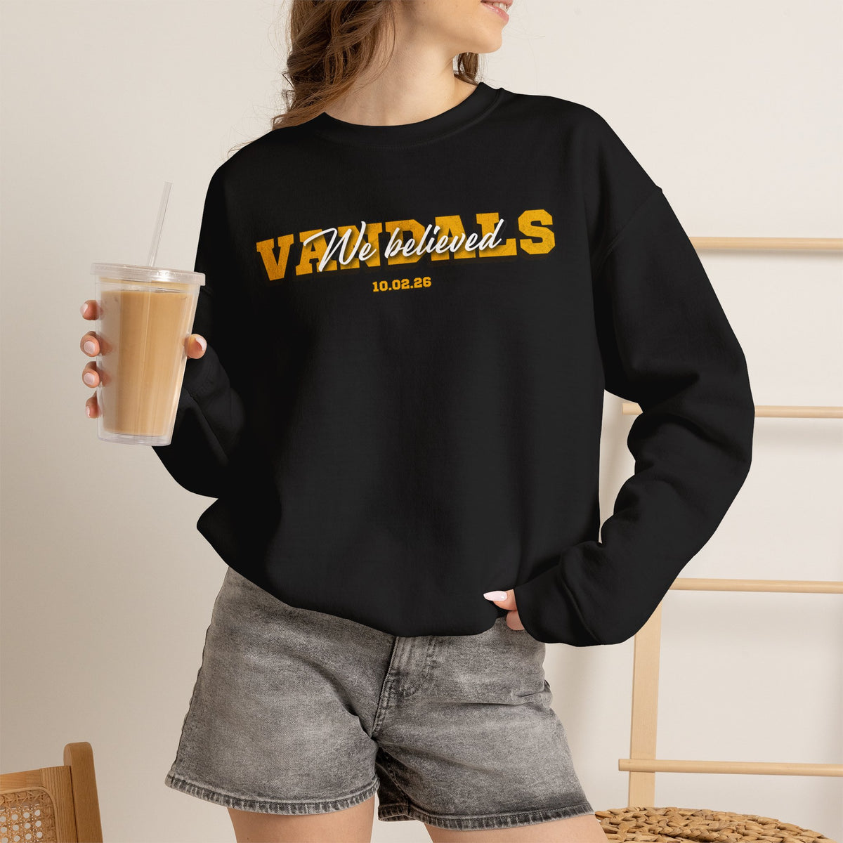 We Believed Crewneck Sweatshirt | Idaho Vandals Football