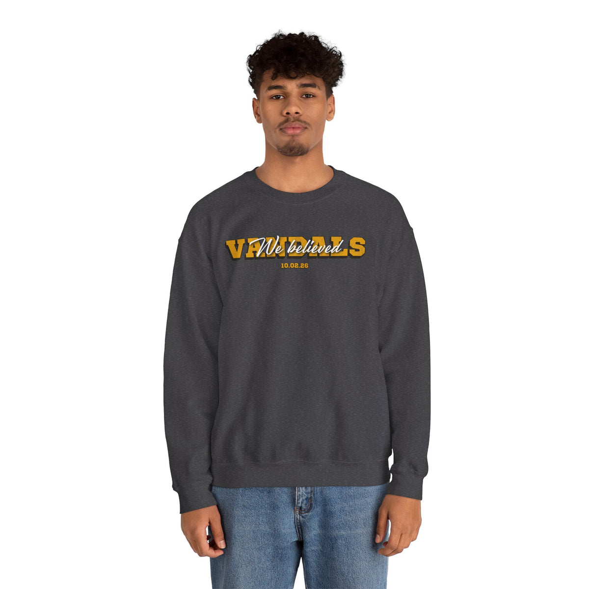 We Believed Crewneck Sweatshirt | Idaho Vandals Football