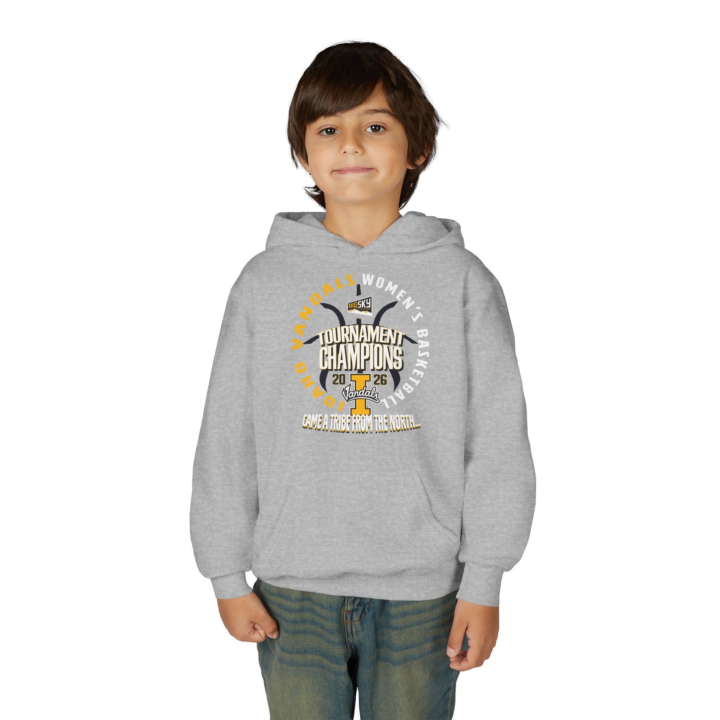 Youth Women's 2026 Big Sky Champions Heavy Blend Hooded Sweatshirt
