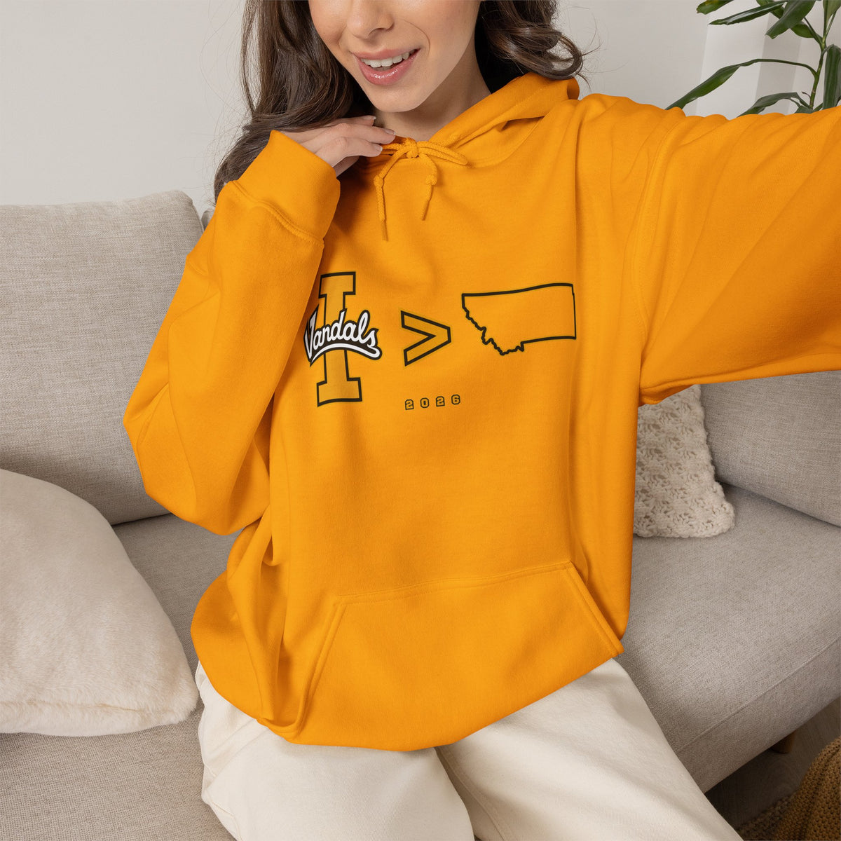 Idaho Is Greater Than Montana Hoodie | Idaho Vandals Football Sweatshirt