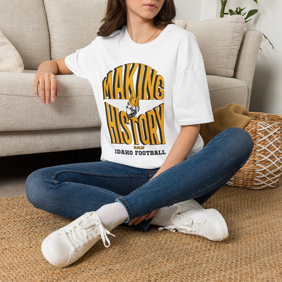 Making History Idaho Football T-Shirt | Vandals Win Game Day Tee