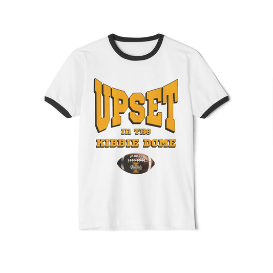 Upset in the Kibbie Dome Ringer T-Shirt | Idaho Vandals Football