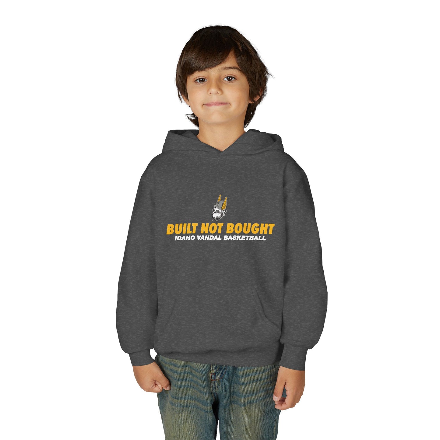 Built Not Bought Youth Heavy Blend Hooded Sweatshirt