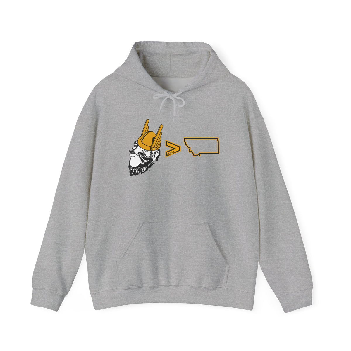 Idaho Is Greater Than Montana Hoodie | Joe Vandal University of Idaho Sweatshirt