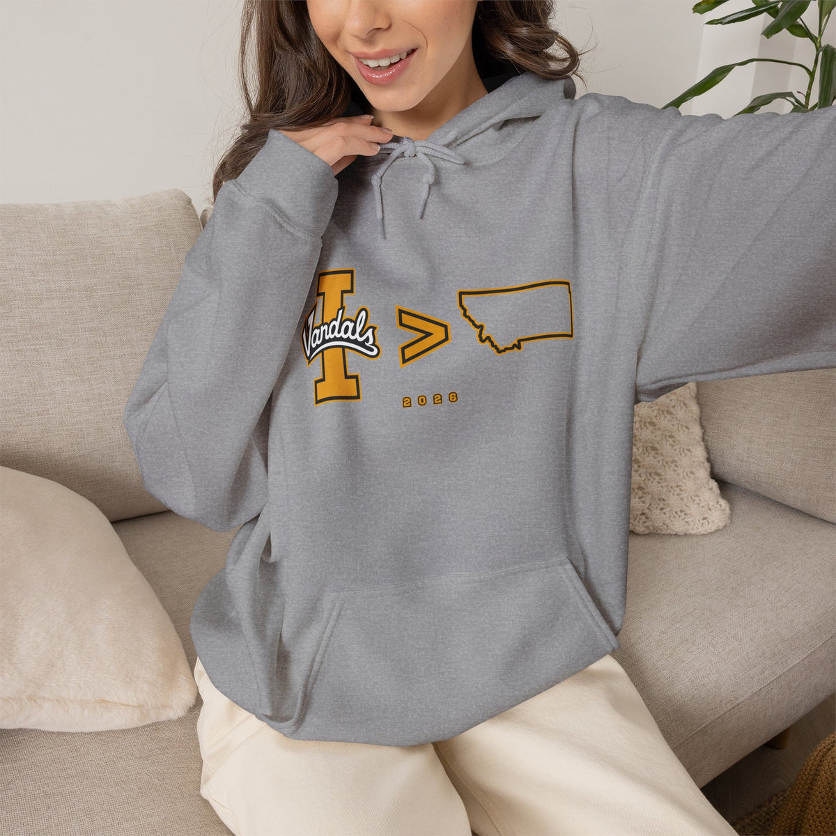 Idaho Is Greater Than Montana Hoodie | Idaho Vandals Football Sweatshirt