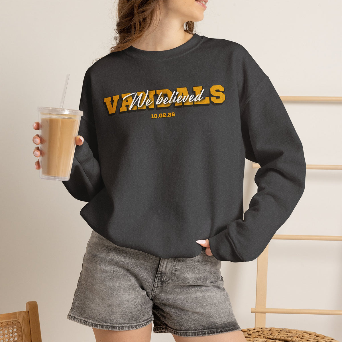 We Believed Crewneck Sweatshirt | Idaho Vandals Football