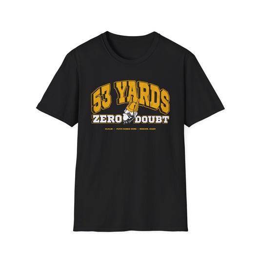 53 Yards Zero Doubts T-Shirt Ver. 2 | Idaho Vandals Football Victory Tee