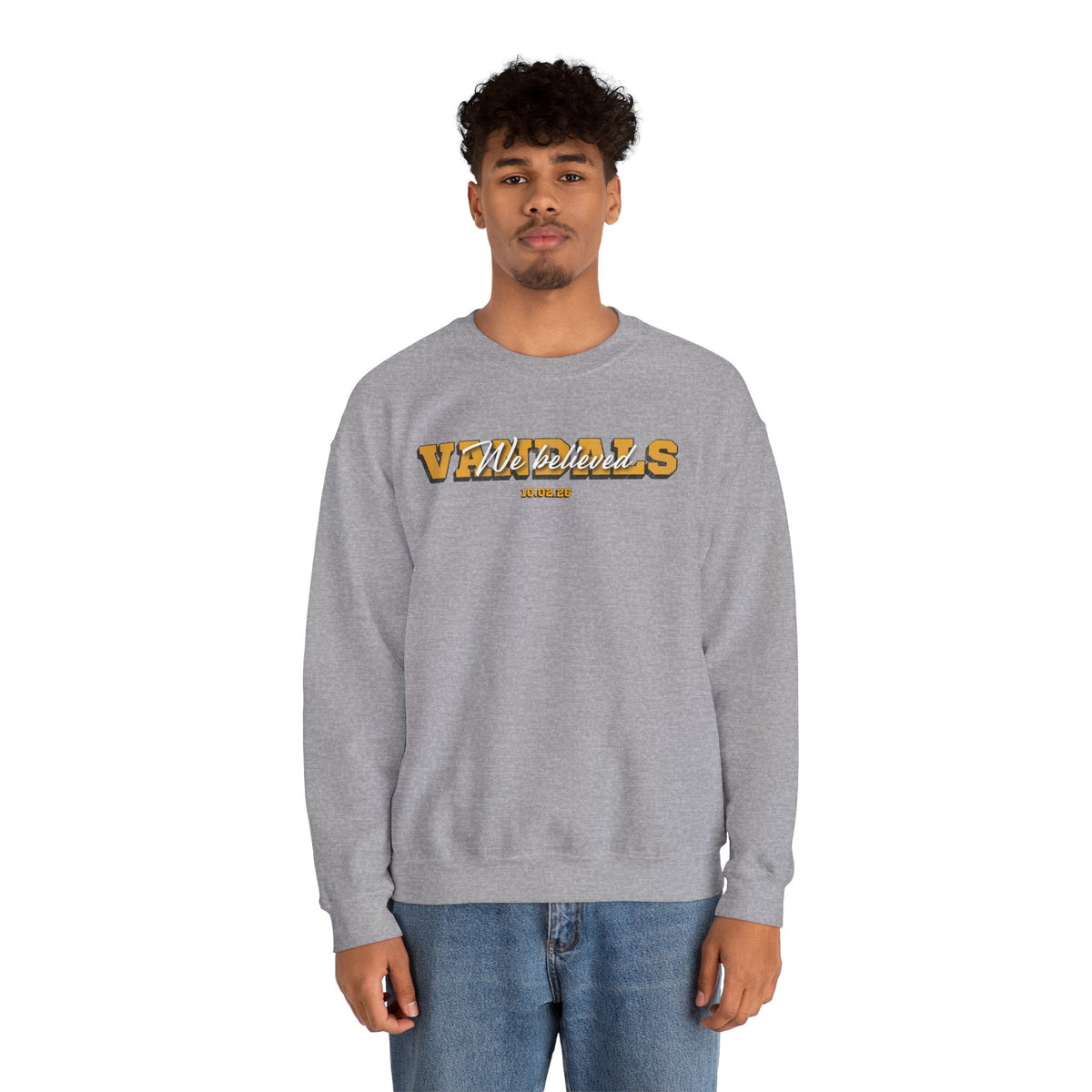 We Believed Crewneck Sweatshirt | Idaho Vandals Football