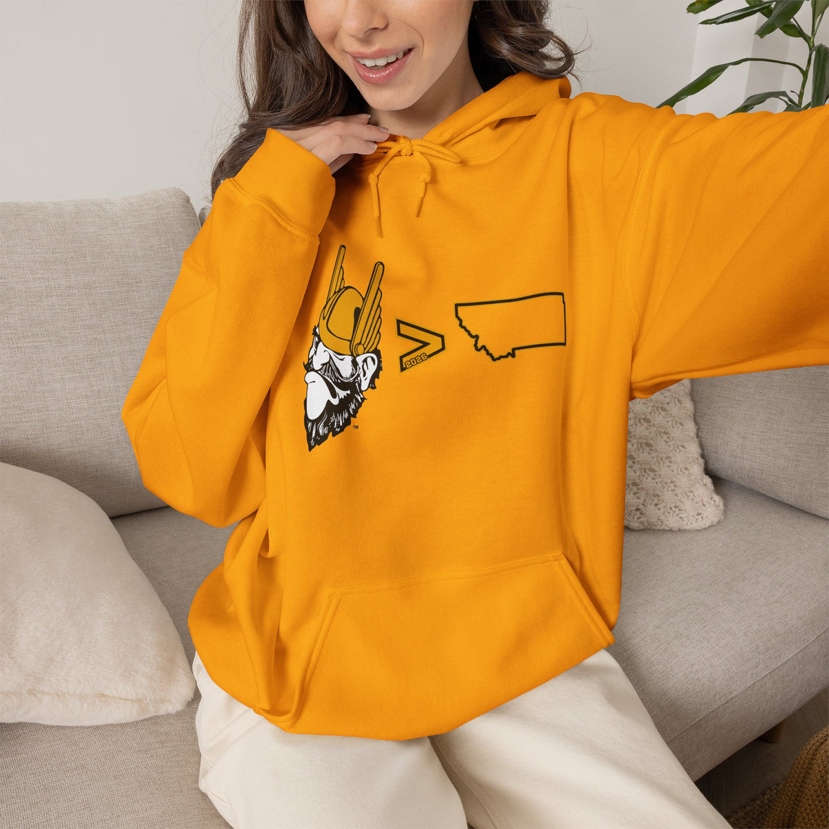 Idaho Is Greater Than Montana Hoodie | Joe Vandal University of Idaho Sweatshirt