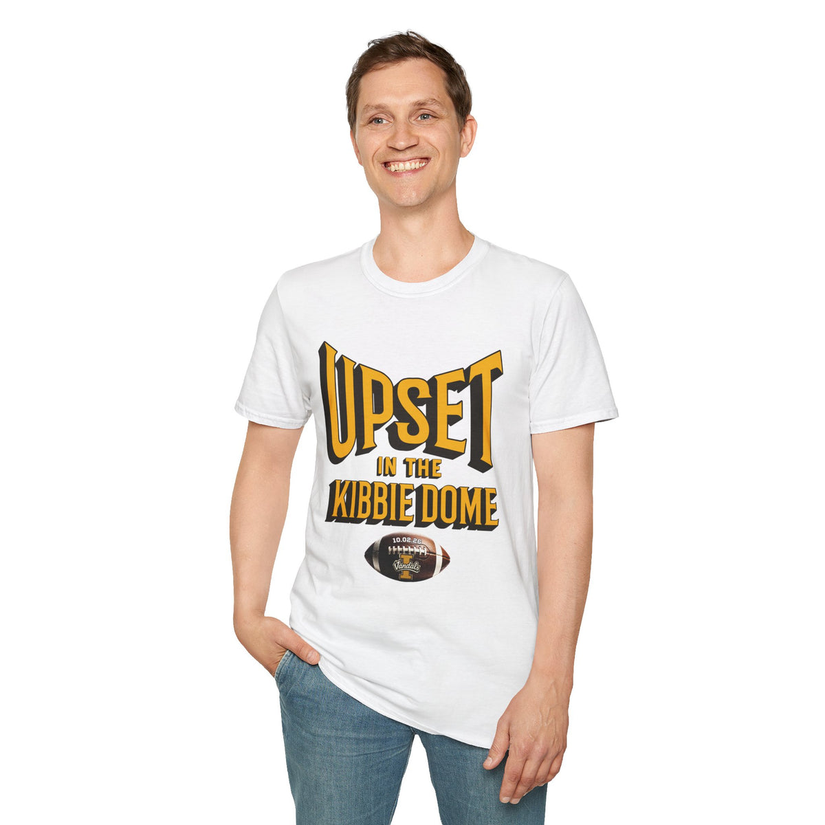 Upset in the Kibbie Dome T-Shirt | Idaho Vandals Football Celebration Tee