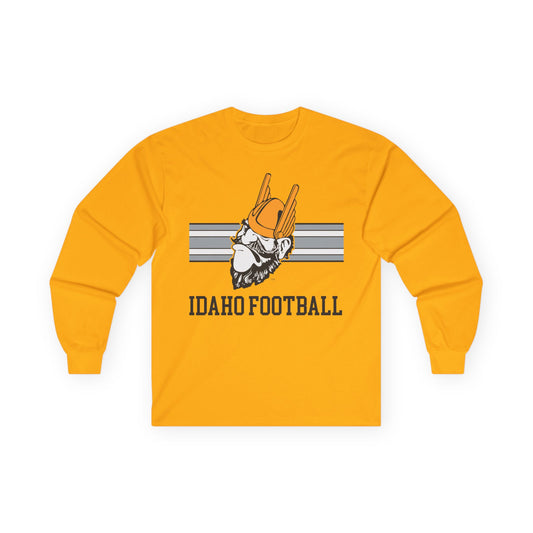 Retro Idaho Football Unisex Ultra Cotton Long Sleeve Tee