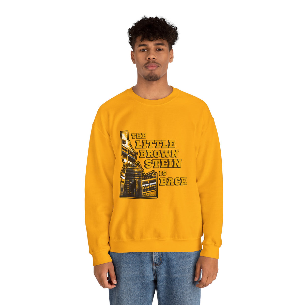 The Little Brown Stein Is Back Crewneck Sweatshirt | Idaho Vandals Football Rivalry Game Day Apparel