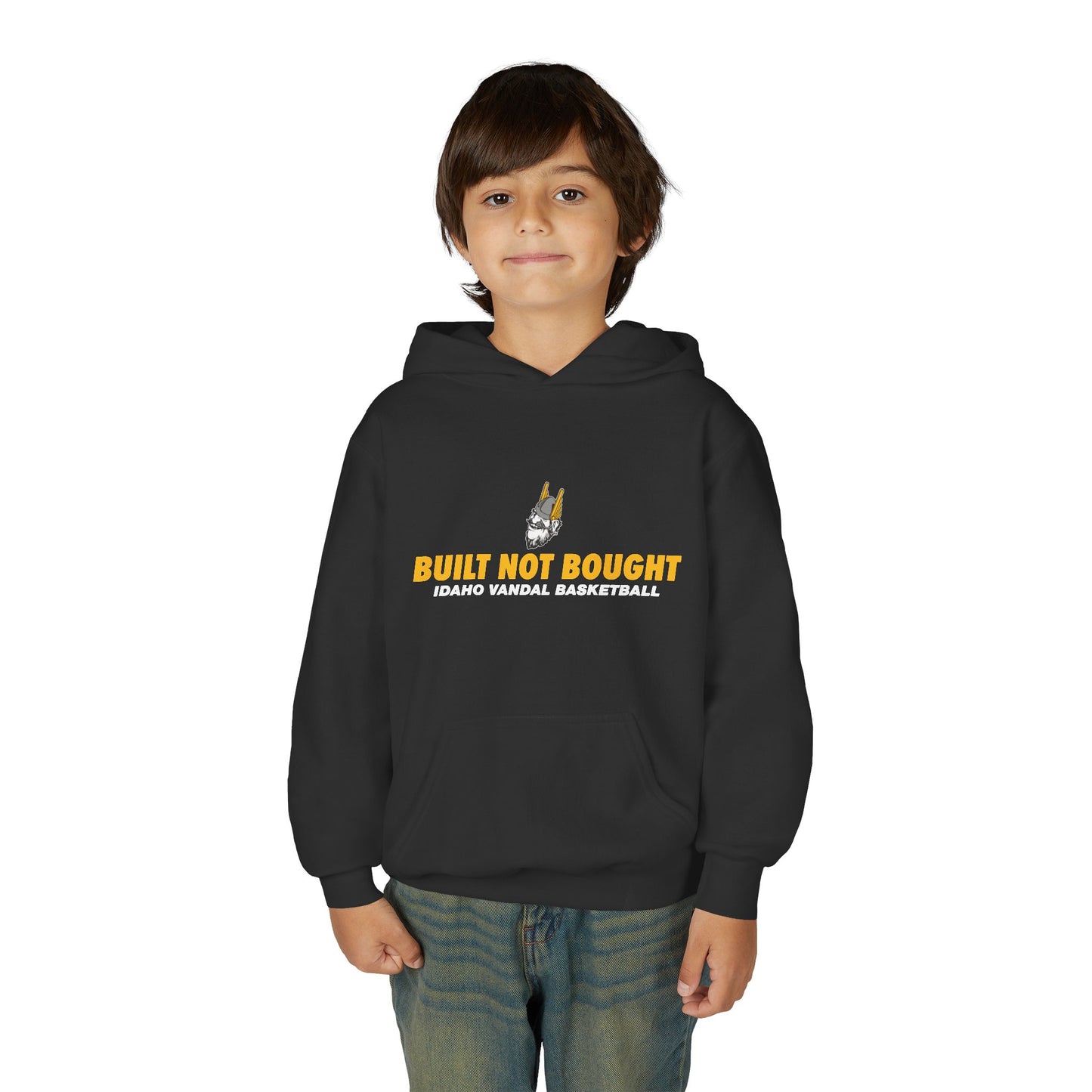 Built Not Bought Youth Heavy Blend Hooded Sweatshirt