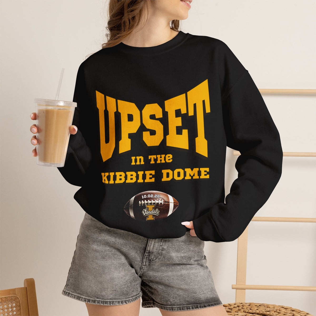 Upset in the Kibbie Dome Crewneck | Idaho Vandals Football | Idaho Vandals Football Sweatshirt