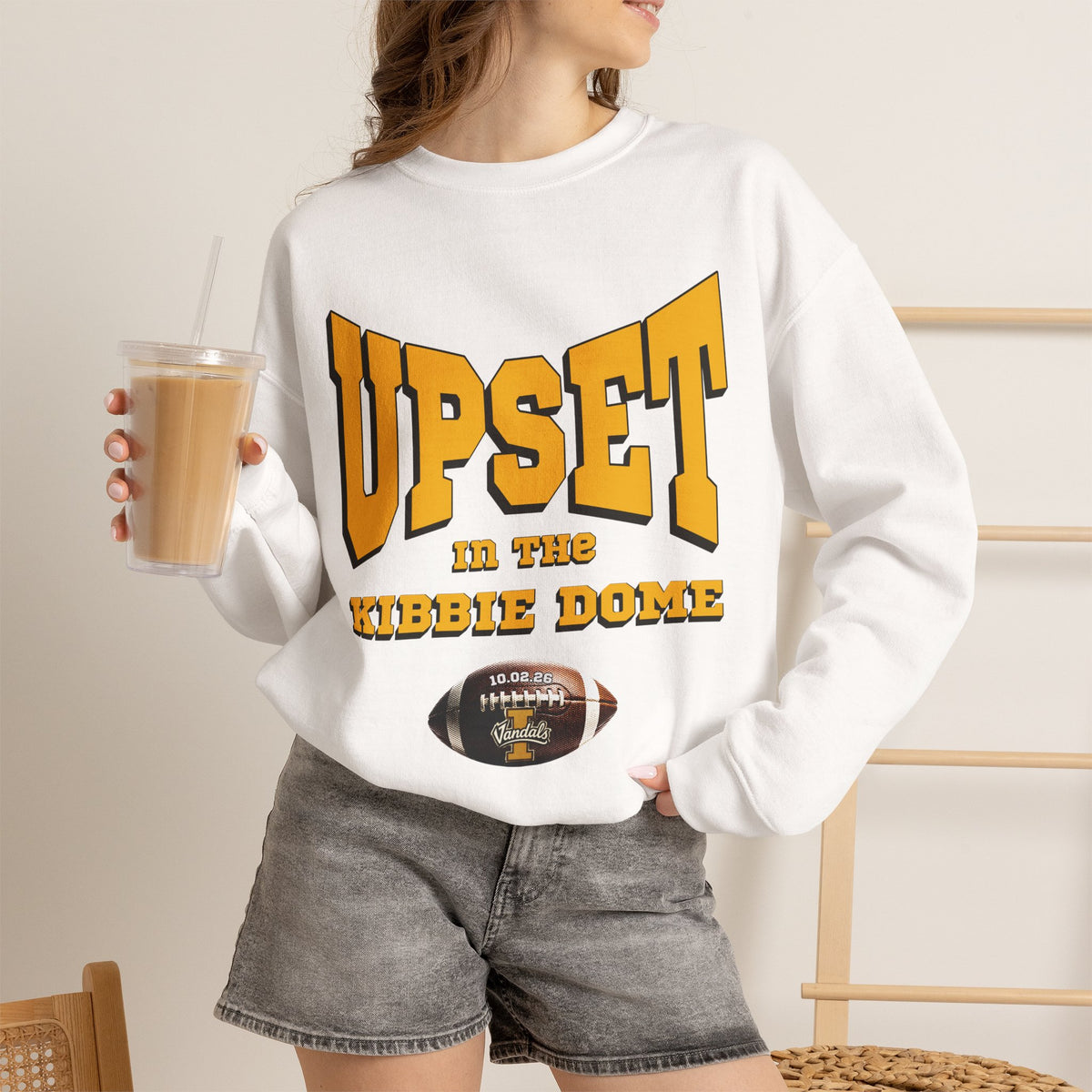 Upset in the Kibbie Dome Crewneck | Idaho Vandals Football | Idaho Vandals Football Sweatshirt