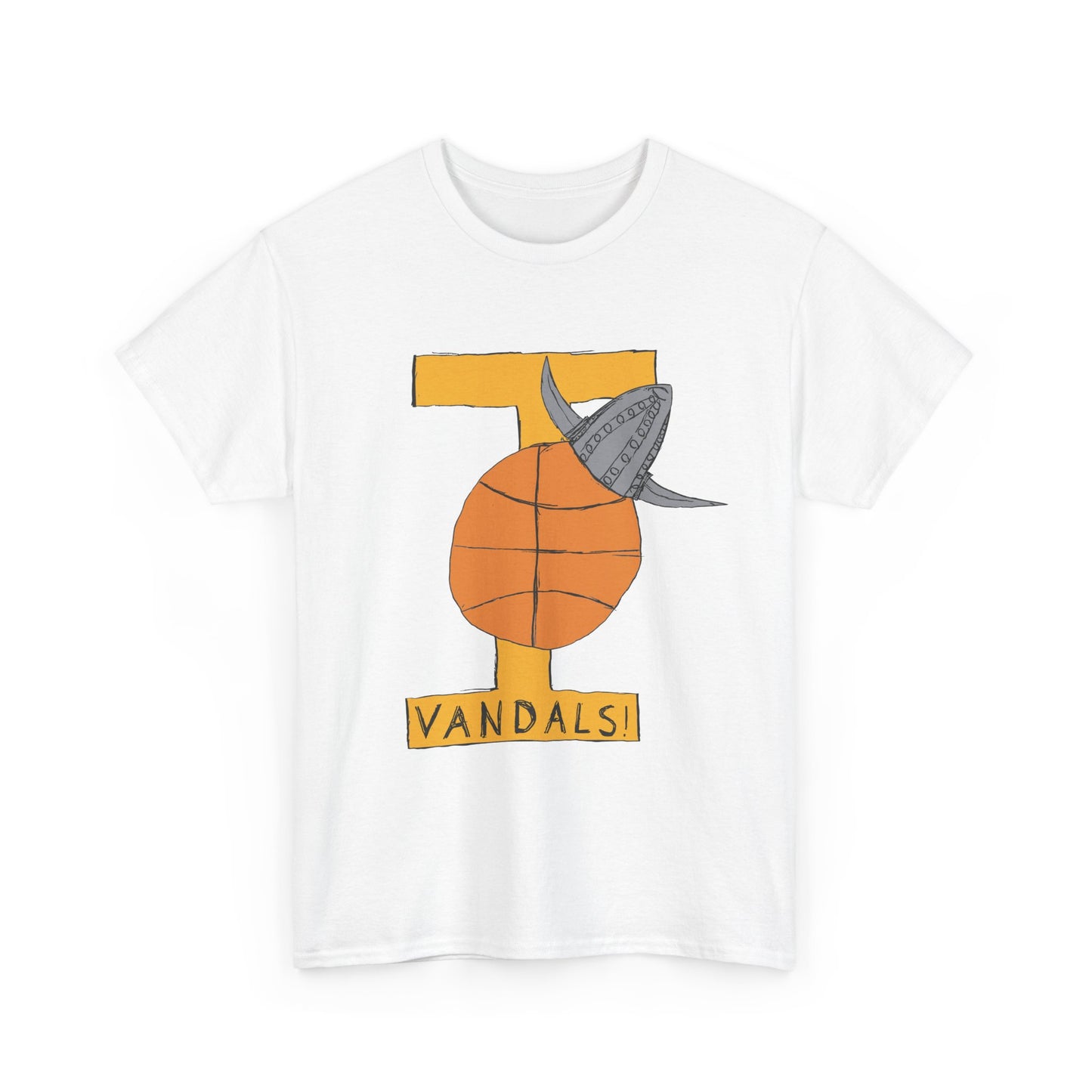 Vandal Education Basketball Unisex Heavy Cotton Tee
