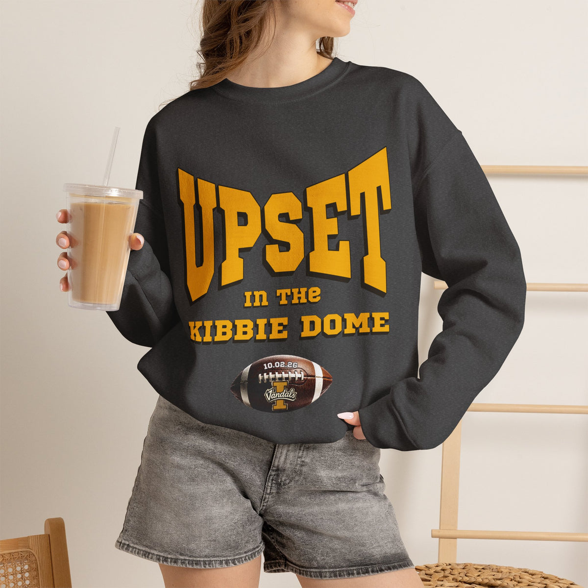 Upset in the Kibbie Dome Crewneck | Idaho Vandals Football | Idaho Vandals Football Sweatshirt