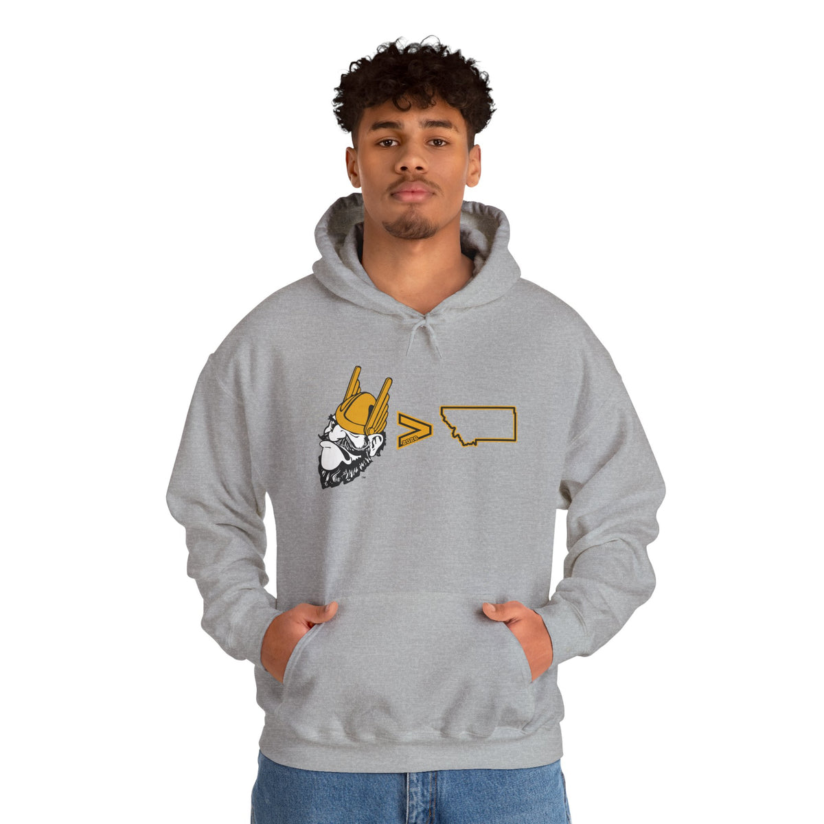Idaho Is Greater Than Montana Hoodie | Joe Vandal University of Idaho Sweatshirt