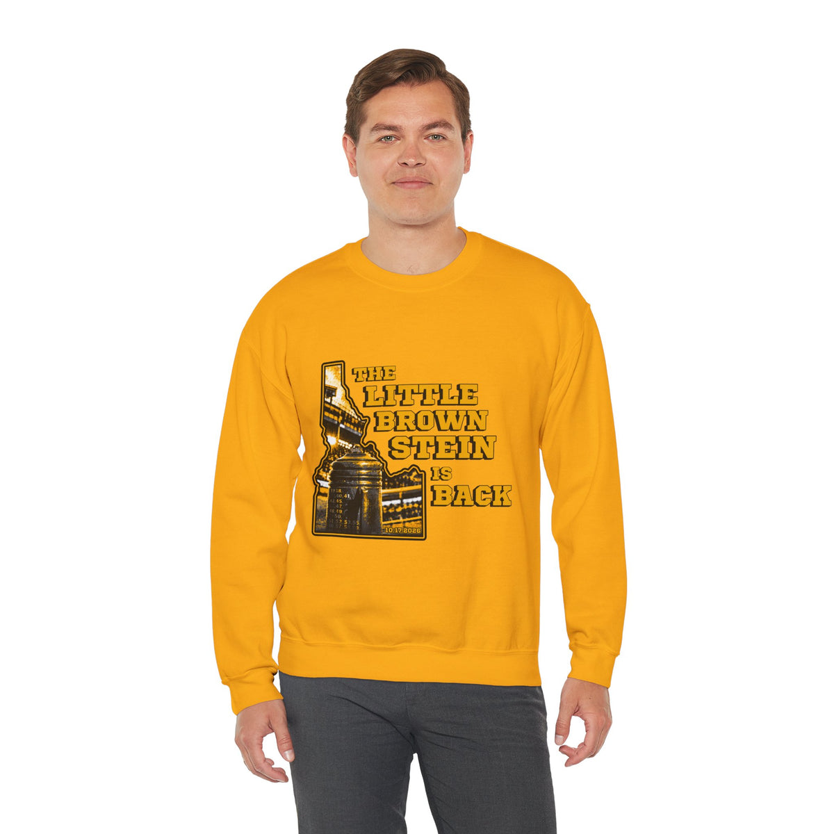 The Little Brown Stein Is Back Crewneck Sweatshirt | Idaho Vandals Football Rivalry Game Day Apparel