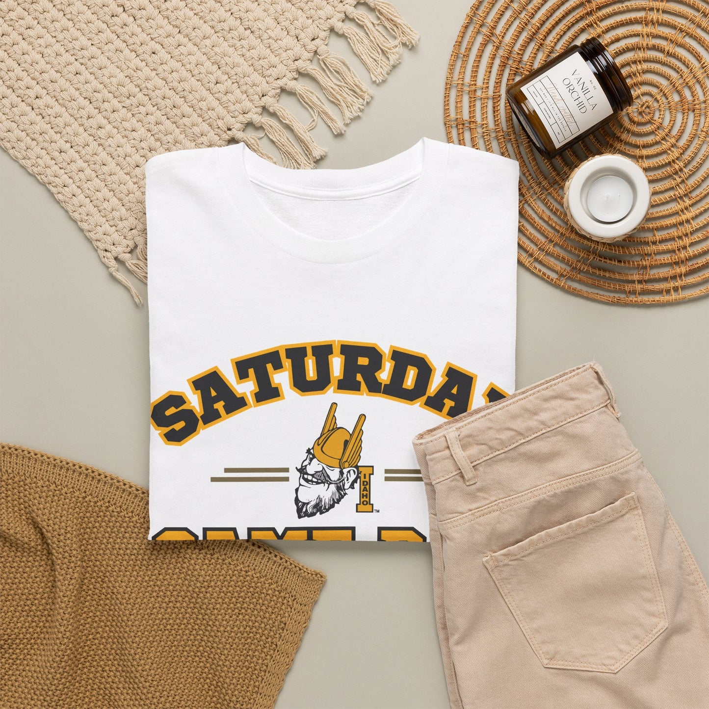 Saturday Game Day T-Shirt | University of Idaho Football Tailgate Tee 2026 | Joe Vandal Fan Shirt