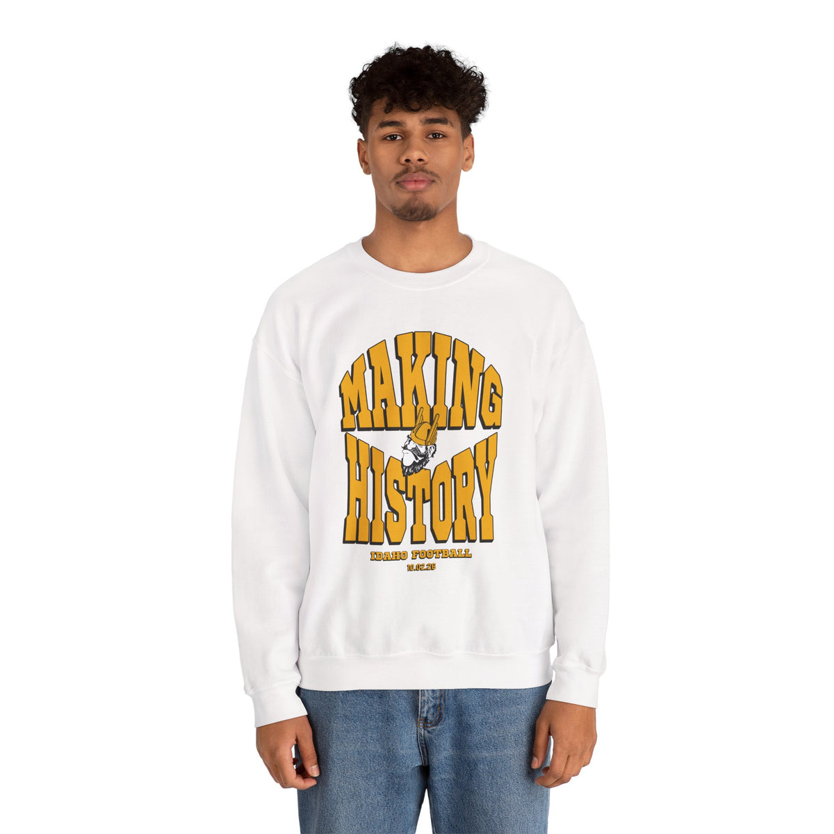 Making History Crewneck Sweatshirt | Idaho Vandals Football