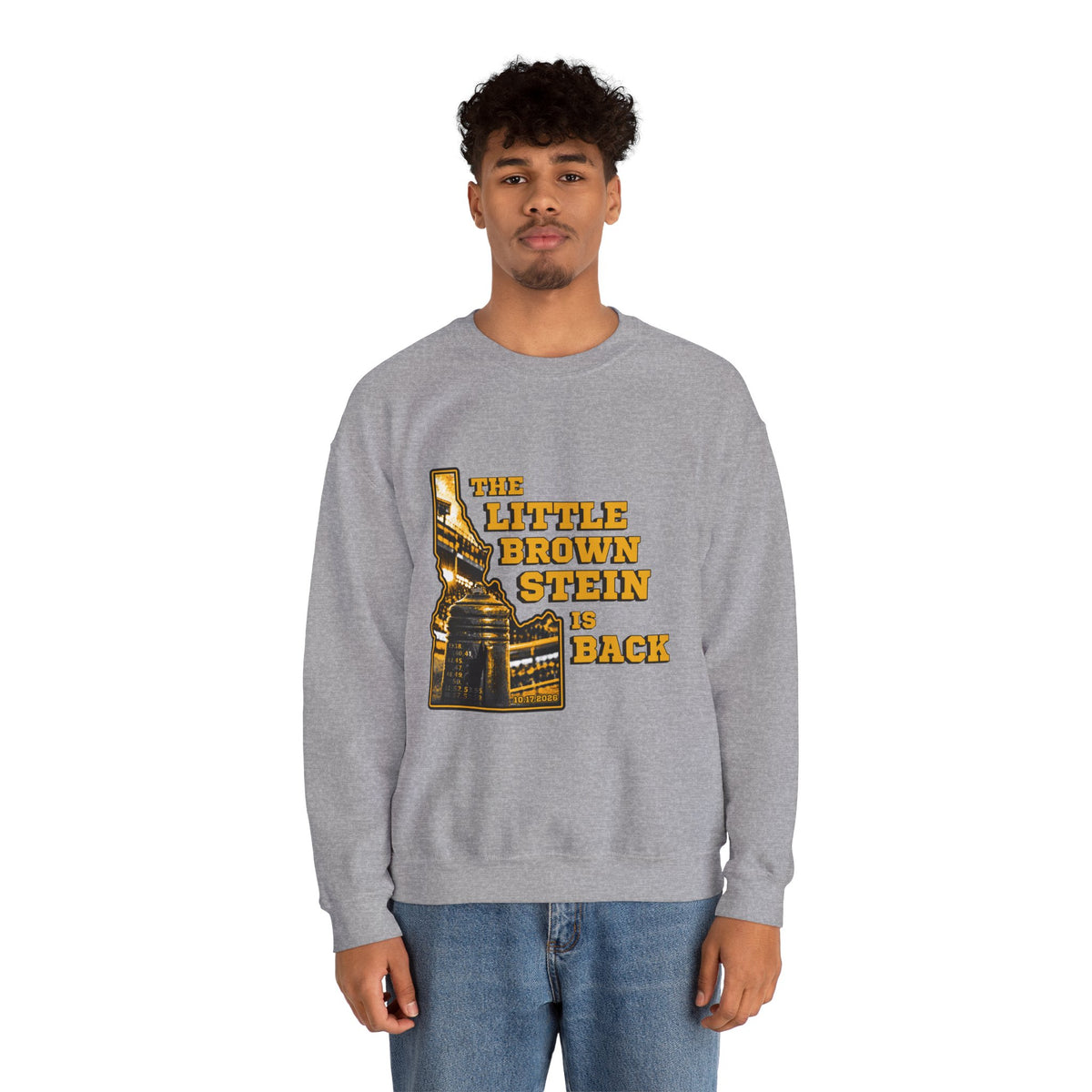 The Little Brown Stein Is Back Crewneck Sweatshirt | Idaho Vandals Football Rivalry Game Day Apparel