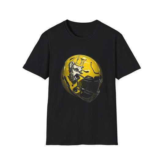 Football Helmet Unisex Softstyle T-Shirt