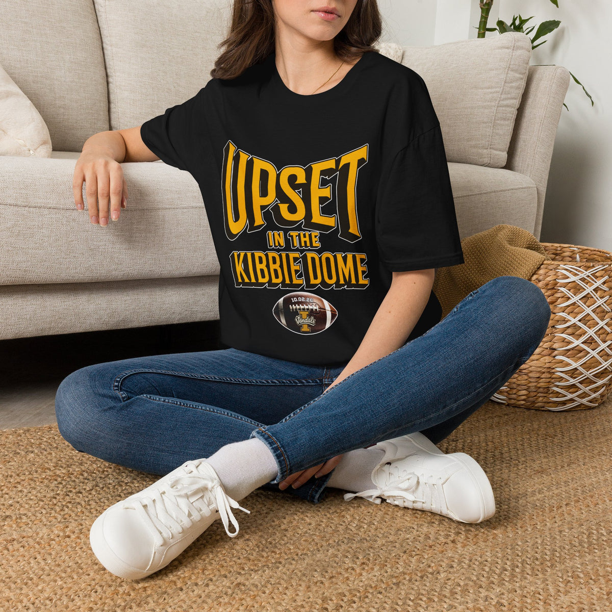 Upset in the Kibbie Dome T-Shirt | Idaho Vandals Football Celebration Tee