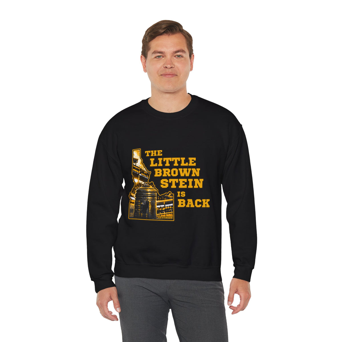The Little Brown Stein Is Back Crewneck Sweatshirt | Idaho Vandals Football Rivalry Game Day Apparel