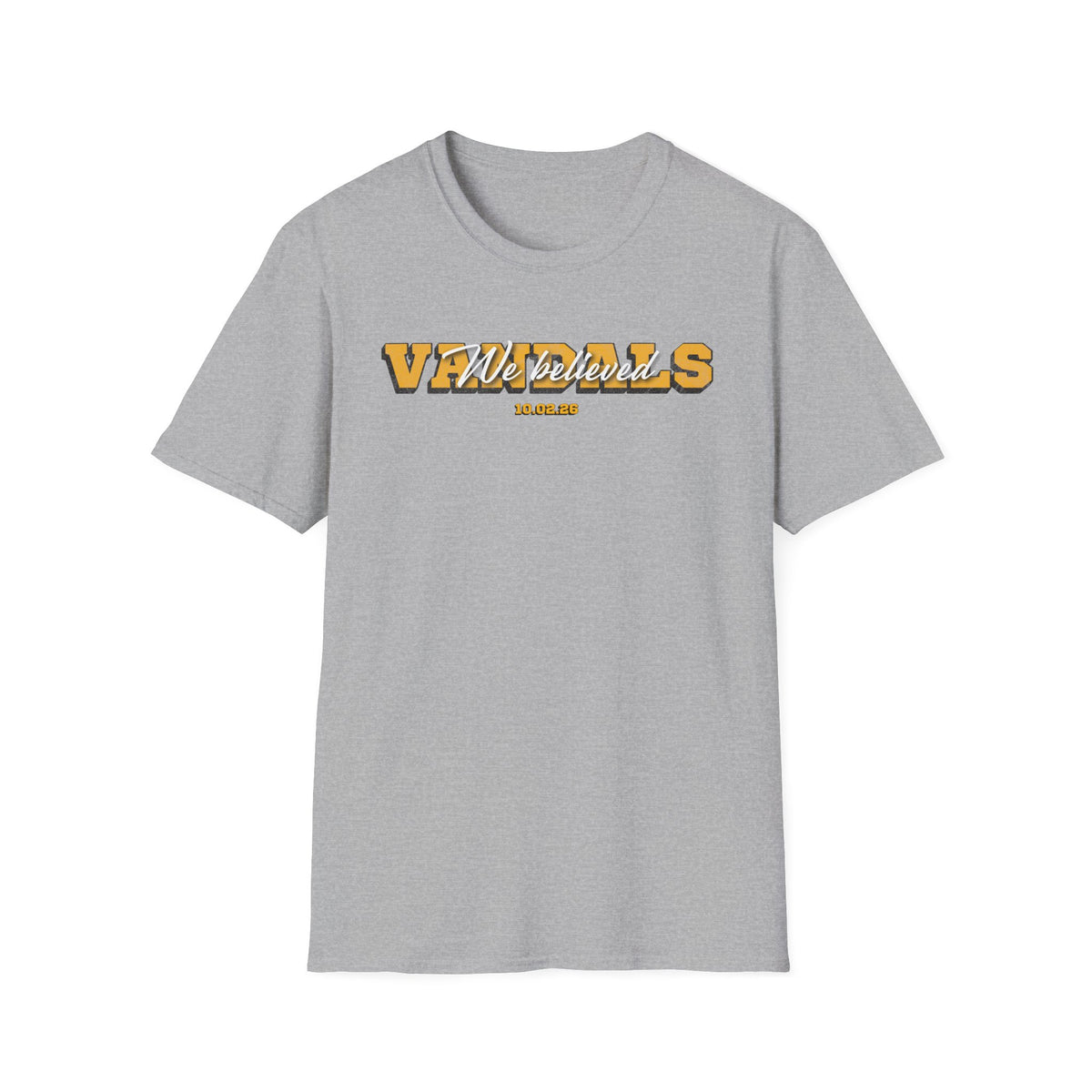 We Believed T-Shirt Idaho Vandals Football Victory Tee