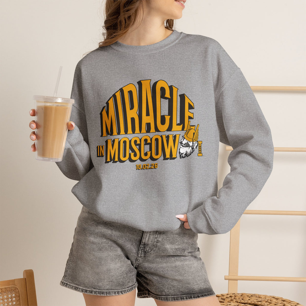 Miracle in Moscow Crewneck Sweatshirt | Idaho Vandals Football
