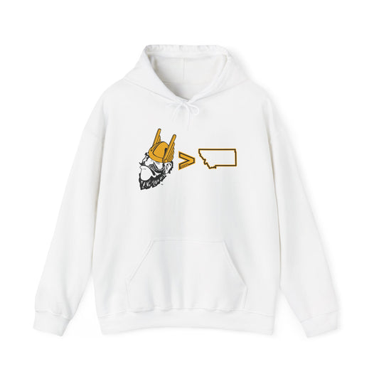 Idaho Is Greater Than Montana Hoodie | Joe Vandal University of Idaho Sweatshirt