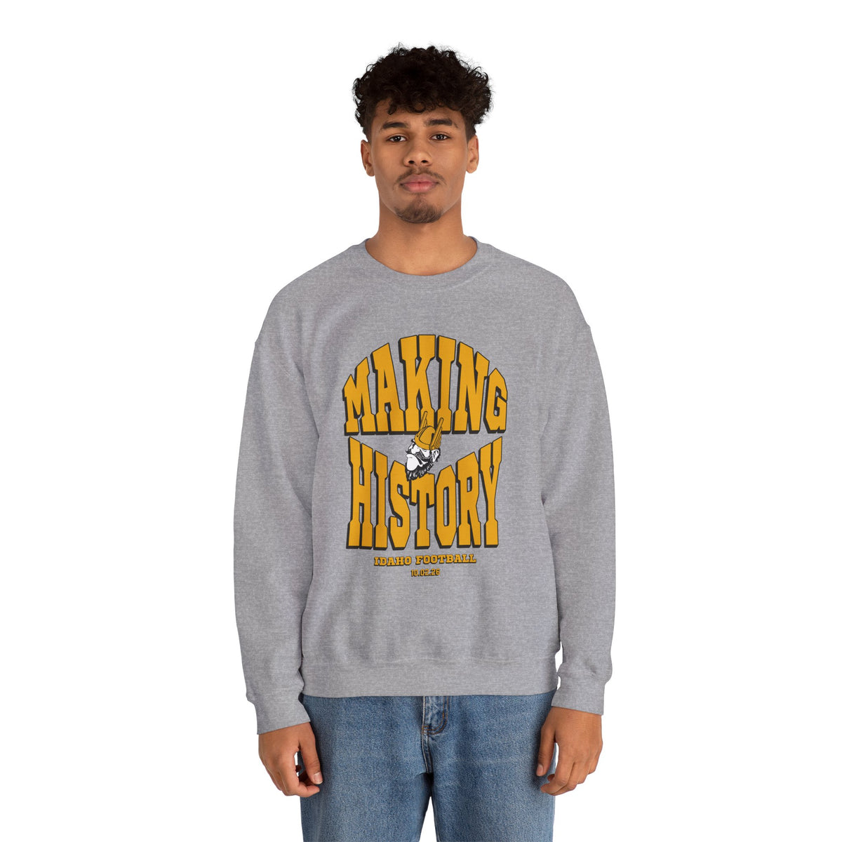 Making History Crewneck Sweatshirt | Idaho Vandals Football