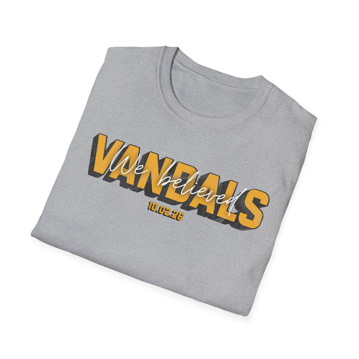 We Believed Vandals T-Shirt | Idaho Football Game Day Victory Tee