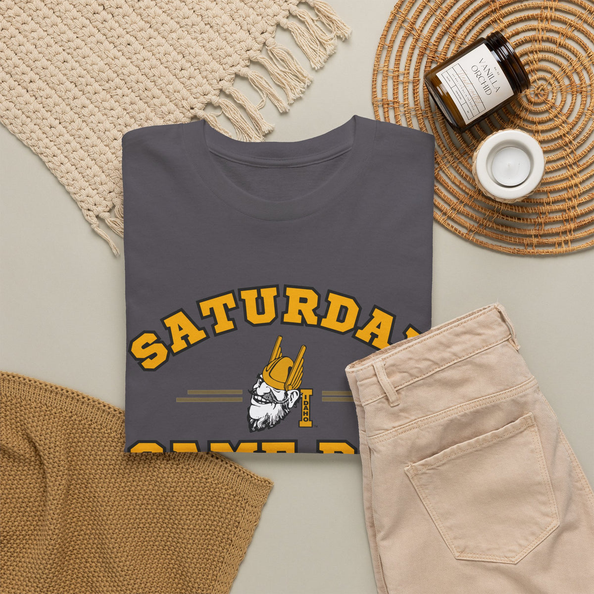 Saturday Game Day T-Shirt | University of Idaho Football Tailgate Tee 2026 | Joe Vandal Fan Shirt