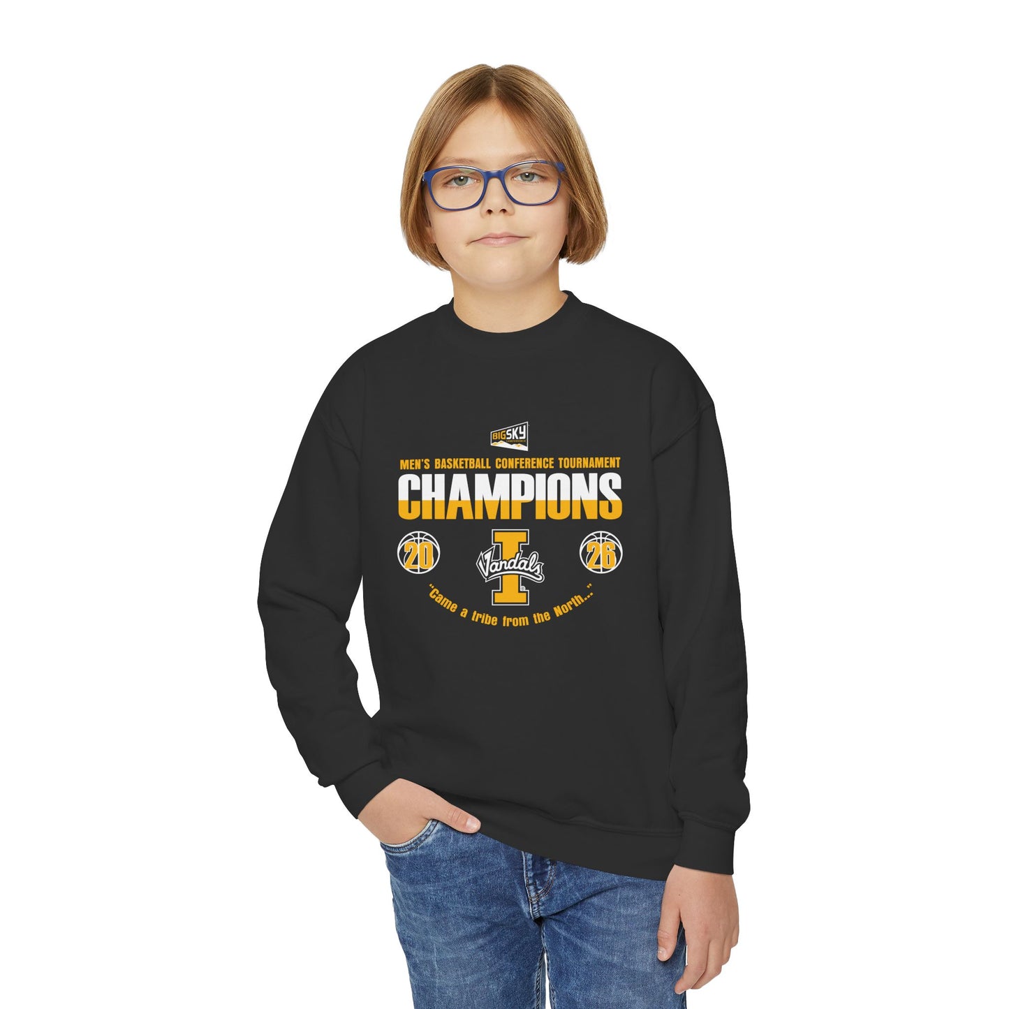 Youth Men's 2026 Big Sky Champions Crewneck Sweatshirt