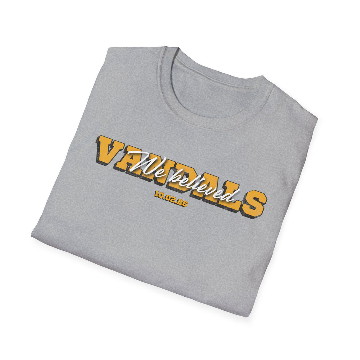 We Believed T-Shirt Idaho Vandals Football Victory Tee